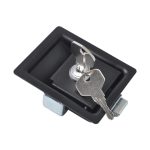 Black Paddle Entry Door Latch & Keys Werkzeugkasten für Anhänger / Yacht / LKW – Bild 2