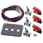 Jtron DV 12V Carbon Fiber Surface Panel Auto-Kippschalter mit roter LED-Anzeige – Bild 8