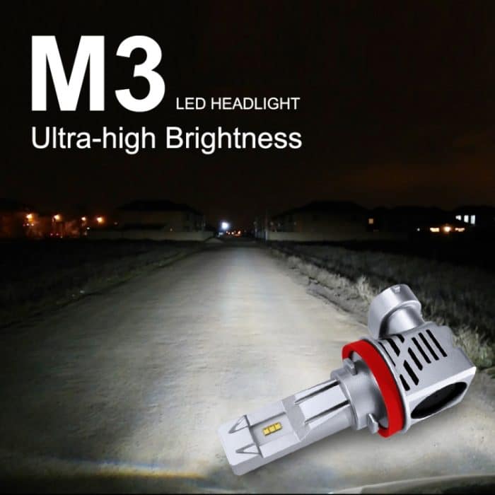 2 Stück M3 H8 / H9 / H11 DC9-32V / 17W / 6500K / 2000LM IP68 Auto-LED-Scheinwerferlampen, H8 / H9 / H11 – Bild 4