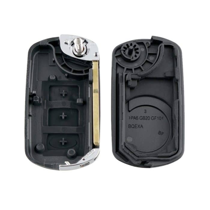 Für Landrover Range Rover Sport 2006-2011 / Range Rover 2006 ~ 2009 / Discovery 3 2005 ~ 2009 Ersatz von Autoschlüsseln 3 Tasten Autoschlüsseletui mit faltbarem Schlüsselblatt – Bild 5