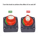 Auto Auto RV Marine Boot Batteriewähler Isolator Trennen Sie den Drehschalter Cut – Bild 5