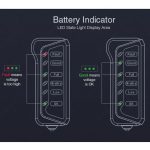 TIROL T16897 12V Auto Auto Digital Batterie Generator Tester 6 LED-Anzeigen – Bild 6
