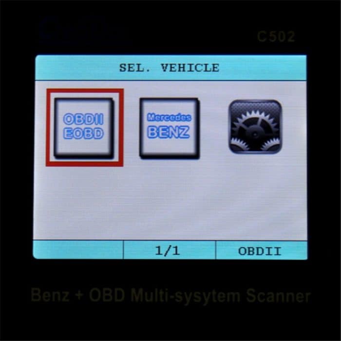 Creator C502 V7.6 Auto OBD2 Multisystem-Scanner Autodiagnosetool für Mercedes-Benz vor 2016 Alle Modelle – Bild 4