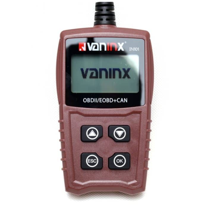 Vaninx IN101 Automotive Scanner Auto OBDII / EOBD + Dose Batterie Motor Fehlerdiagnosewerkzeug Batteriedetektor – Bild 2