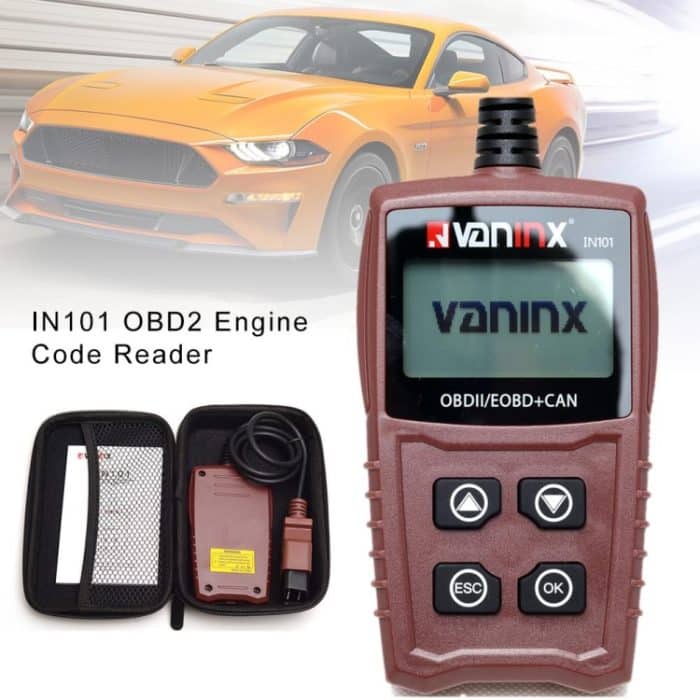Vaninx IN101 Automotive Scanner Auto OBDII / EOBD + Dose Batterie Motor Fehlerdiagnosewerkzeug Batteriedetektor – Bild 5