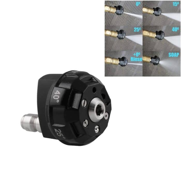 Multifunktionale 6-in-1-Mehrlochdüse Hochdruckreiniger-Autowaschdüse – Bild 1