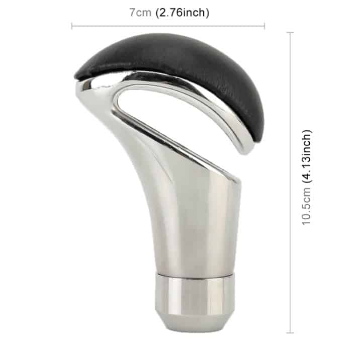 Universal Hollow Leather + Metal Car Gear Schaltknauf – Bild 3