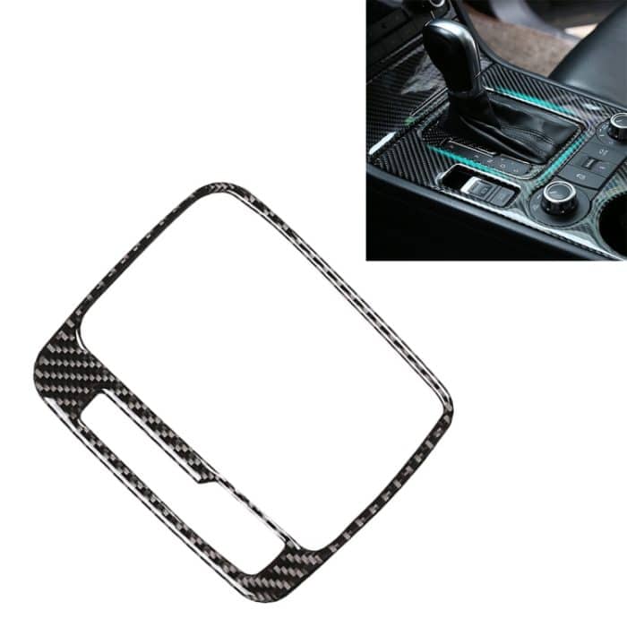 CRP0353.jpg Auto Carbon Fiber Gear Position Panel Dekorativer Aufkleber für Volkswagen Touareg – Bild 1