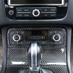 Auto Carbon Fiber Klimaanlage Panel Aufkleber für Volkswagen Touareg – Bild 6