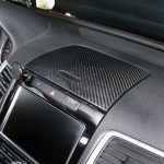 Car Carbon Fiber Instrumententafel Storage Panel Frame Dekorativer Aufkleber für Volkswagen Touareg – Bild 6