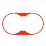 Auto Kohlefaser hintere Armlehne Wasserbecherhalter Panel dekorative Aufkleber für Volkswagen Touareg – Bild 3