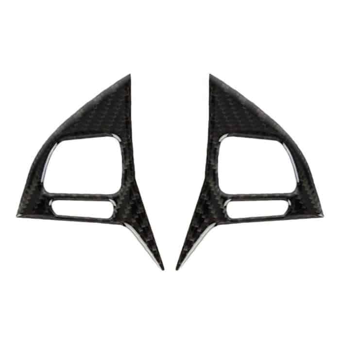 2 PCS Car Carbon Lenkradknopf Dekorativer Aufkleber für Volkswagen Touareg – Bild 2