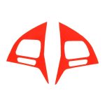 2 PCS Car Carbon Lenkradknopf Dekorativer Aufkleber für Volkswagen Touareg – Bild 3