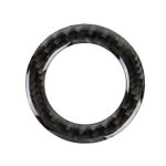 Auto Carbon Lenkrad Mittelrahmen Dekorativer Aufkleber für Volkswagen Touareg – Bild 2