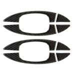 8 PCS Car Carbon Fiber Tür Innen- und Außengriffverkleidung Dekorativer Aufkleber für Volkswagen Touareg – Bild 2