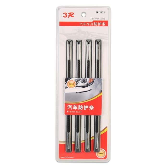 3R-2152 4 PCS Universal Karosserie Antikollisions-Streifenschutzgitter Silikon-Aufkleber – Bild 6