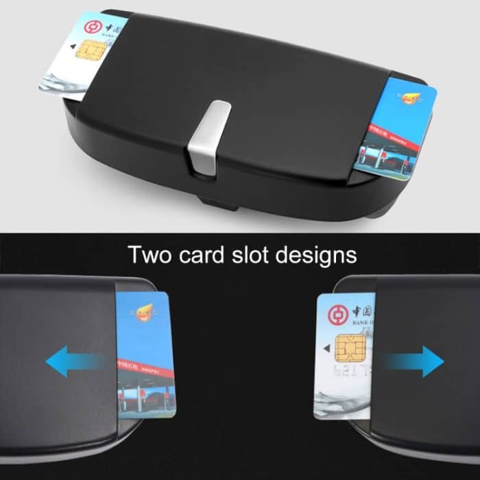 Auto-Multifunktions-Brillenetui, Sonnenbrillenbox mit Kartensteckplatz, flacher Stil, Flat Style (Black), Flat Style (Pink), Flat Style (Grey), Flat Style (Beige) – Bild 7