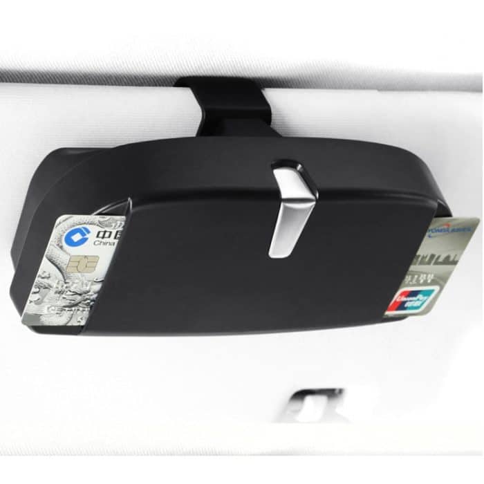 Auto-Multifunktions-Brillenetui, Sonnenbrillenbox mit Kartensteckplatz, flacher Stil, Flat Style (Black), Flat Style (Pink), Flat Style (Grey), Flat Style (Beige) – Bild 10