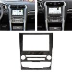 Auto Carbon Fiber Central Control Panel Dekorative Aufkleber für Ford New Mondeo