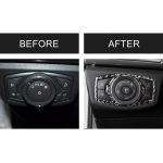 Auto Carbon Fiber Scheinwerfer Einstellrahmen Dekorative Aufkleber für Ford New Mondeo – Bild 6