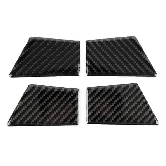 4 PCS Car Carbon Fiber Tür Innengriff Handgelenkplatte Dekorativer Aufkleber für Ford New Mondeo – Bild 2