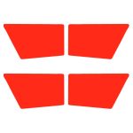 4 PCS Car Carbon Fiber Tür Innengriff Handgelenkplatte Dekorativer Aufkleber für Ford New Mondeo – Bild 3