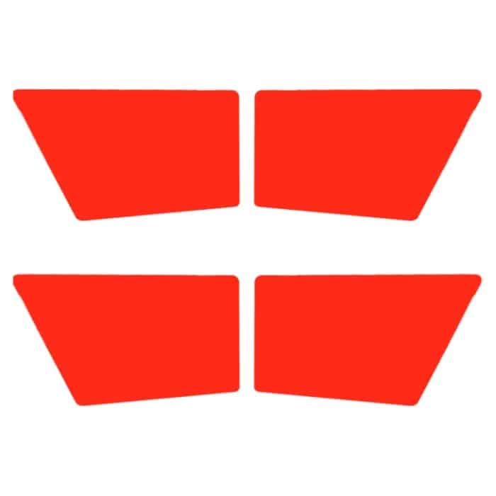 4 PCS Car Carbon Fiber Tür Innengriff Handgelenkplatte Dekorativer Aufkleber für Ford New Mondeo – Bild 3