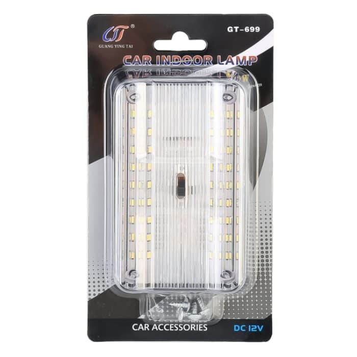 GT-699 DC12V / 2W / 6000K / 120LM SMD-3528 Innenkuppelleuchte für Autos – Bild 6