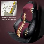 Four Seasons atmungsaktives Memory-Schaum-Auto-Nackenkissen, Polyester-Kopfstütze – Bild 8