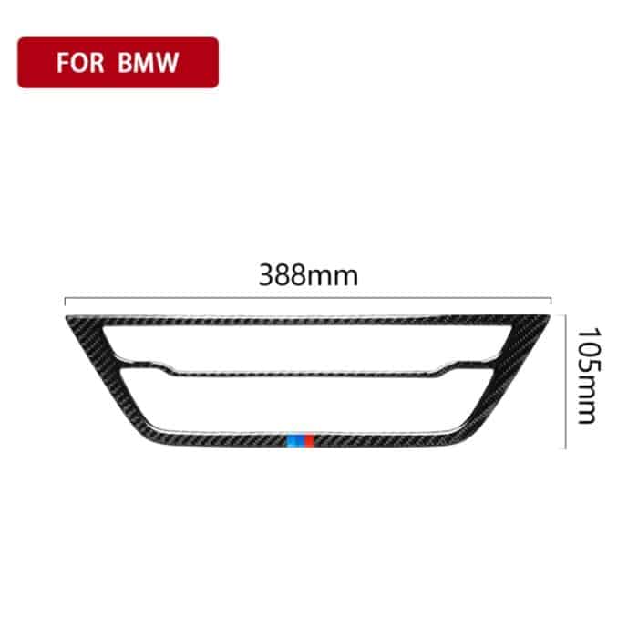 Auto Tricolor Carbon Fiber CD Panel dekorative Aufkleber für BMW 5er G38 528Li / 530Li / 540Li 2018 – Bild 5