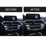 Auto Tricolor Carbon Fiber CD Panel dekorative Aufkleber für BMW 5er G38 528Li / 530Li / 540Li 2018 – Bild 7