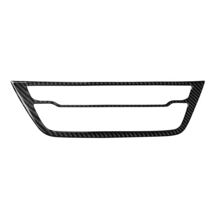 Auto Carbon Fiber CD Panel Dekorativer Aufkleber für BMW 5er G38 528Li / 530Li / 540Li 2018 – Bild 2