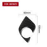 Auto Carbon Faser Schalthebel Unterseite Dekor Aufkleber für BMW 5er G38 528Li / 530Li / 540Li 2018, Linksantrieb – Bild 4