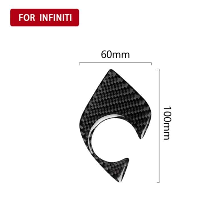 Auto Carbon Faser Schalthebel Unterseite Dekor Aufkleber für BMW 5er G38 528Li / 530Li / 540Li 2018, Linksantrieb – Bild 4