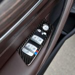 Auto Tricolor Carbon Faser Tür Fenster Hebebühne Dekorative Aufkleber für, Links DriveMW 5 Serie G38 528Li / 530Li / 540Li 2018 – Bild 6