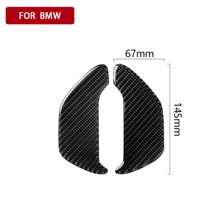 2 PCS Car Carbon Faser Aschenbecher Panel dekorative Aufkleber für BMW 5er G38 528Li / 530Li / 540Li 2018 – Bild 5
