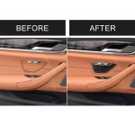 2 PCS Car Carbon Faser Aschenbecher Panel dekorative Aufkleber für BMW 5er G38 528Li / 530Li / 540Li 2018 – Bild 7