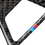 Auto Tricolor Carbon Warnleuchte Dekor Aufkleber für BMW 5er G38 528Li / 530Li / 540Li 2018 – Bild 3
