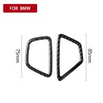Auto Carbon Fiber Instrument Air Vent Frame Dekorativer Aufkleber für BMW 5er G38 528Li / 530Li / 540Li 2018, Linksantrieb – Bild 5