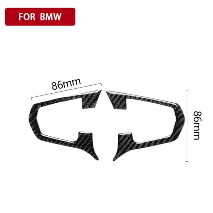 Car Carbon Fiber Lenkradknopfkonfiguration Ein dekorativer Aufkleber für BMW 5er G30 / G38 X3 G01 / G08 – Bild 5