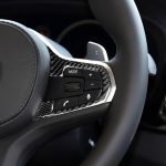 Car Carbon Fiber Lenkradknopfkonfiguration Ein dekorativer Aufkleber für BMW 5er G30 / G38 X3 G01 / G08 – Bild 6