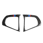 Car Tricolor Carbon Lenkradknopf Konfiguration B Dekorativer Aufkleber für BMW 5er G30 / G38 X3 G01 / G08 – Bild 2