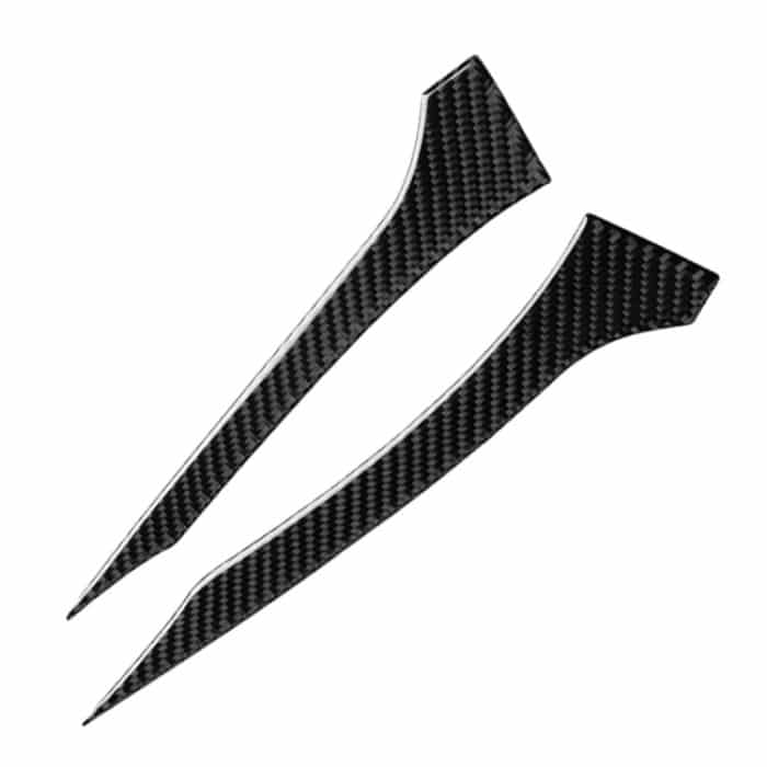 2 PCS Car Carbon Fiber Rückspiegel Stoßstangenleiste Dekorativer Aufkleber für BMW G30 (2018-2019) / G11 (2016-2019), Rechtsantrieb ohne Objektiv – Bild 2