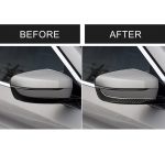 2 PCS Car Carbon Fiber Rückspiegel Stoßstangenleiste Dekorativer Aufkleber für BMW G30 (2018-2019) / G11 (2016-2019), Rechtsantrieb ohne Objektiv – Bild 7