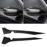 2 PCS Car Carbon Fiber Rückspiegel Stoßstange Streifen dekorativer Aufkleber für BMW G30 (2018-2019) / G11 (2016-2019), Rechtsantrieb mit Kamera