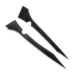 2 PCS Car Carbon Fiber Rückspiegel Stoßstange Streifen dekorativer Aufkleber für BMW G30 (2018-2019) / G11 (2016-2019), Linksantrieb mit Kamera – Bild 2