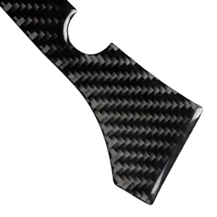 2 PCS Car Carbon Fiber Rückspiegel Stoßstange Streifen dekorativer Aufkleber für BMW G30 (2018-2019) / G11 (2016-2019), Linksantrieb mit Kamera – Bild 3