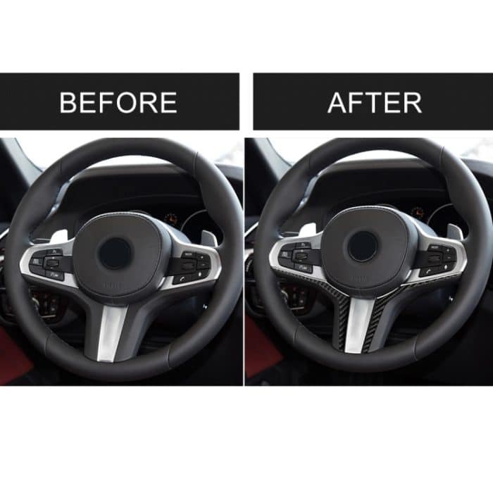 Auto Carbon Lenkrad Unterseite dekorative Aufkleber für BMW G30 (2018-2020) / G01 (2018-2020) / G02 (2019-2020) – Bild 7