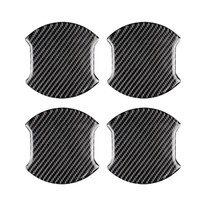 4 stücke auto-styling kohlefasertür außengriff kratzer resistent aufkleerfor toyota camry – Bild 2