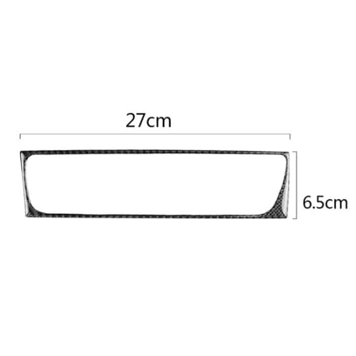 Auto Carbon Fiber Klimaanlage Luftauslassrahmen Dekorativer Aufkleber für Audi A4 B8 2009-2016 / A5 2008-2017 / Q5 2009-2017, Linksantrieb – Bild 3